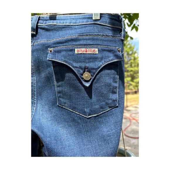 Hudson Jeans VAN Denim Straight Ankle Cuffed Stretch Mid Rise Sz 29 - Picture 5 of 9